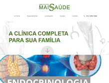 Tablet Screenshot of institutomaissaude.com